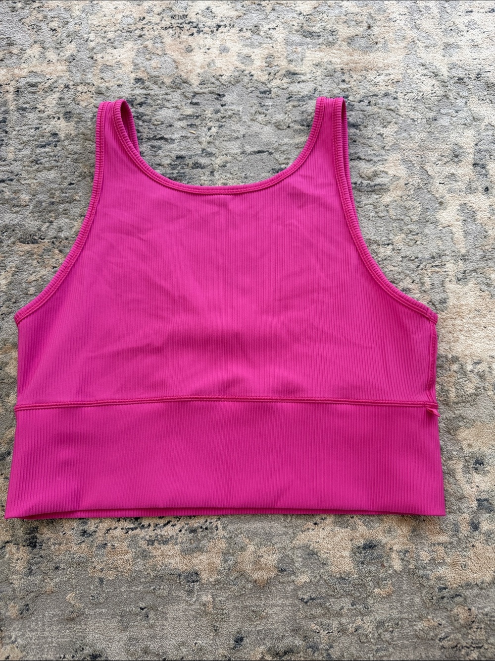Lululemon pink crop tank